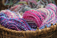 handspun yarn from Magnus Wools, Peacham, Vermont