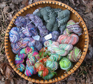 Handspun yarn from Magnus Wools, Peacham, Vermont